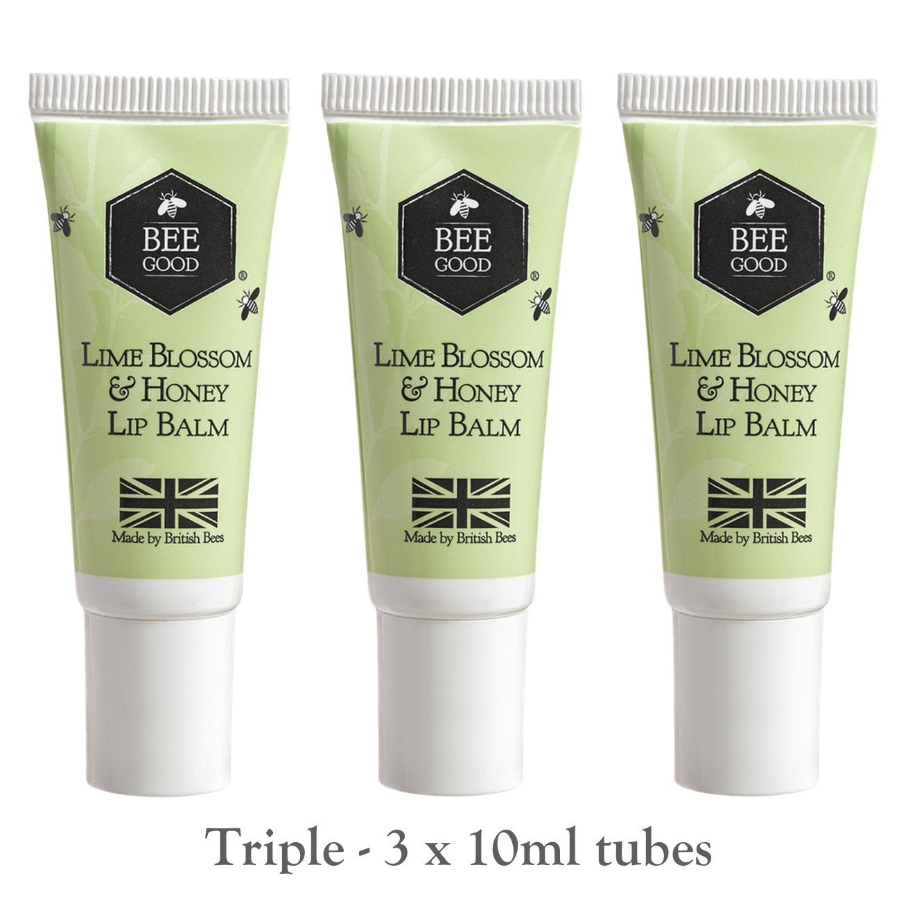 Bee Good Lime Blossom Lip Balm - Value pack 3x10ml
