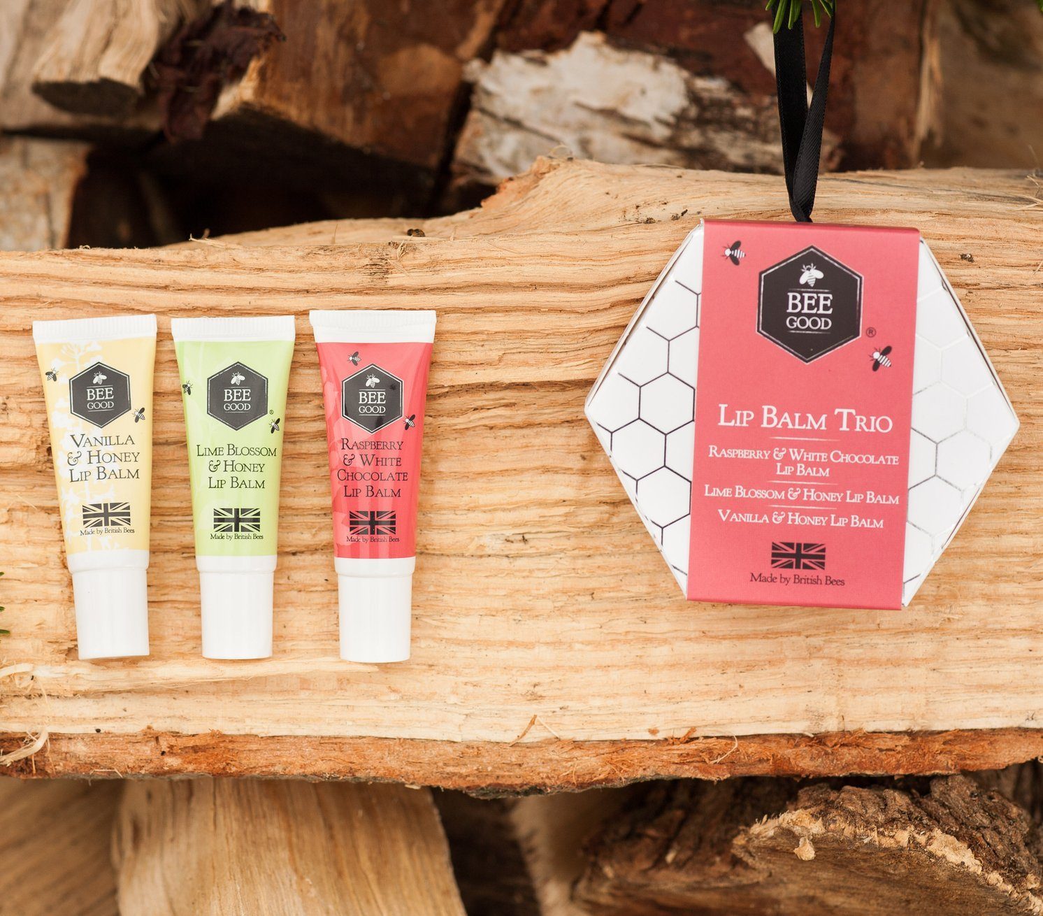 Bee Good Lip Balm Trio Christmas Gift Pack